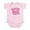 Petal Pink, variant on CafePress - Pink Typewriter Infant Bodysuit - Baby Light Bodysuit, Size Newborn - 24 Months