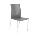 thumbnail image 1 of Eurostyle Max Dining Chair in Gray Leather, 1 of 4
