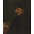 thumbnail image 3 of Alphonse Legros 15x18 Black Modern Framed Museum Art Print Titled - Memory Copy of Holbein's Erasmus, 3 of 5