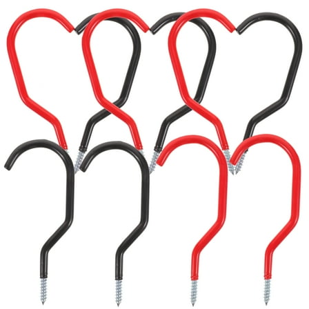 10 Pcs Wall Hook Hooks for Hanging Garage Bike Rack Hangers Heavy Duty Clothes up Kids Storage Mount