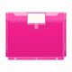 thumbnail image 1 of Bolsa para documentos A4 de 3 orificios con etiqueta (2 unidades), bolsa para documentos A4, bolsa para etiquetas, plástico resistente, vista transparente, diseño plegable, almacenamiento, 1 of 3