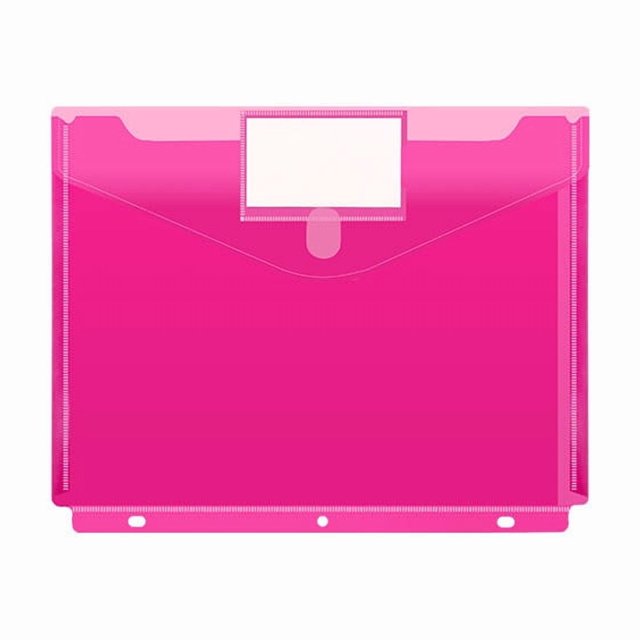 Bolsa de documentos A4 de 3 agujeros | Carpeta de archivo naranja impermeable con dos packs, cierre de prensa, ventana de etiquetas, organizador de plástico para almacenamiento en oficina, fácil