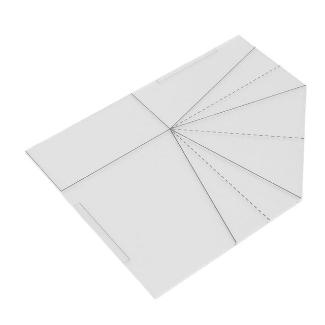 Transparent Acrylic Food Basket Sewing Template DIY Sewing Ruler for Crafting Projects Picnics