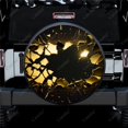 thumbnail image 1 of 3D Abstract Crushing Surface Polyester Universal Spare Wheel Tire Cover Wheel Covers for Trailer RV SUV Truck Camper, 1 of 5