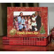Shades of Color Assorted Photo Frame Boxed African American Holiday Cards, 15 Cards and Envelopes, 5 x 6.75 inches