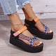 thumbnail image 1 of Nuevos zapatos de verano, zapatos de playa de suela gruesa, sandalias femeninas de estilo étnico Wmkox8yii  nm5496, 1 of 9
