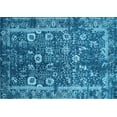 thumbnail image 1 of Ahgly Company Indoor Rectangle Oriental Light Blue Industrial Area Rugs, 2' x 4', 1 of 4