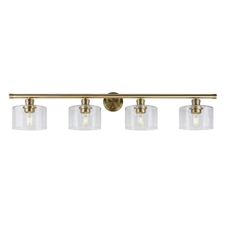 

Forte Lighting 5748-04 Zane 4 Light 45 Wide Bathroom Vanity Light - Gold