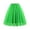 130#Green, variant on Women Midi Length Mesh Tulle Skirt Elastic Waist Layered Party Dance Tutu Skirt