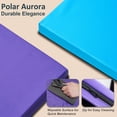 thumbnail image 4 of Polar Aurora Gymnastics Mat 4'x10'x2" Floding Interlocking Gymnastics Mats with Carrying Handles Thick Gym Mat(Violet), 4 of 8