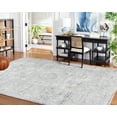 thumbnail image 3 of SAFAVIEH Alhambra Evan Floral Bordered Area Rug, Light Grey/Grey, 8' x 10', 3 of 12