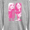 thumbnail image 3 of Barbie - Be Original Squares - Toddler And Youth Long Sleeve Graphic T-Shirt, 3 of 5