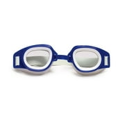 Junior Racer Goggles Swimming Pool Accessory for Children 6" - Blue/White