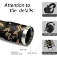 thumbnail image 3 of 30 oz Golden Dragon Tumbler with Handle and Flip Straw, Stainless Steel Insulated Cup with Lid and Straw,Travel Coffee Mug Water Bottle,Christmas Birthday Mothers Day Gifts for Women Animal Lovers, 3 of 6