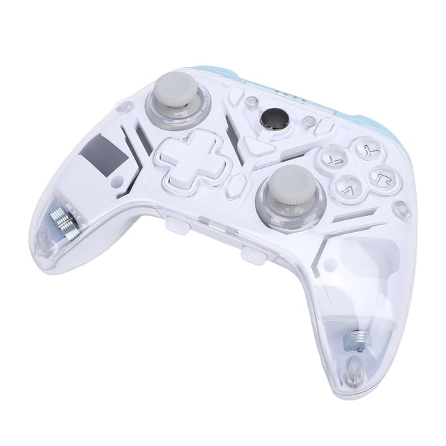 2.4G Wire less Game Controller, Dual Vibration BT PC Gaming Controllers with Hall Effect Triggers and RGB Lighting for Switch OS X Wins, Customizable Via Mobile App