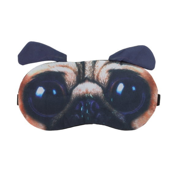 Unique Bargains 1pc Portable Dog Sleep Mask for Hotel Brown
