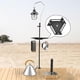 thumbnail image 4 of Negro, Soporte para Lámpara Colgante, Accesorio, Aluminio para Camping, Resistente Y Ligero, 4 of 6