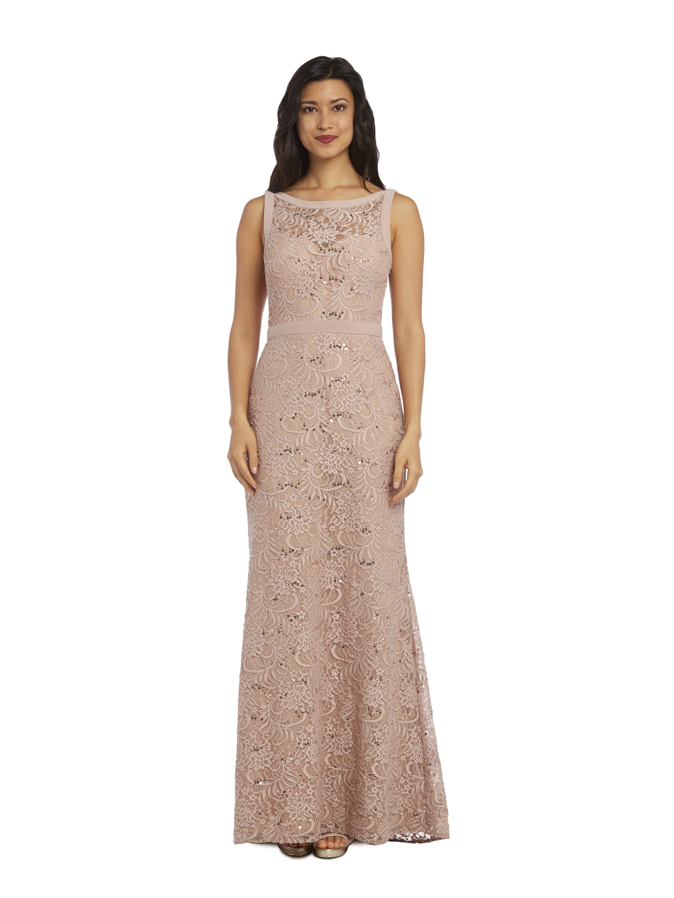 sequin night gown