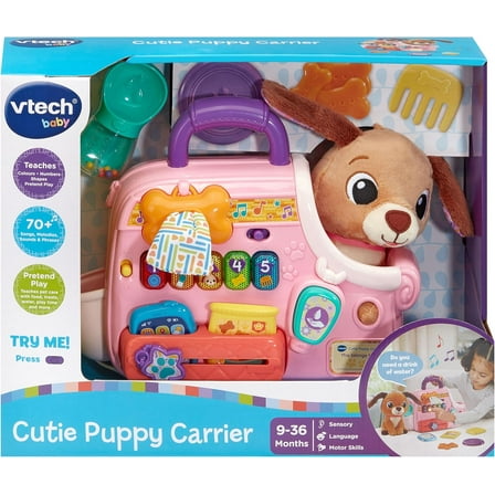 VTech Baby Cutie Puppy Carrier Learning Toy