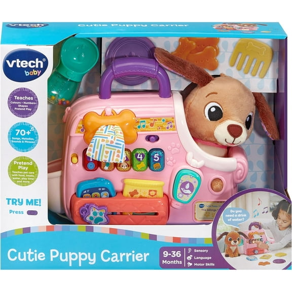 VTech Baby Cutie Puppy Carrier Learning Toy