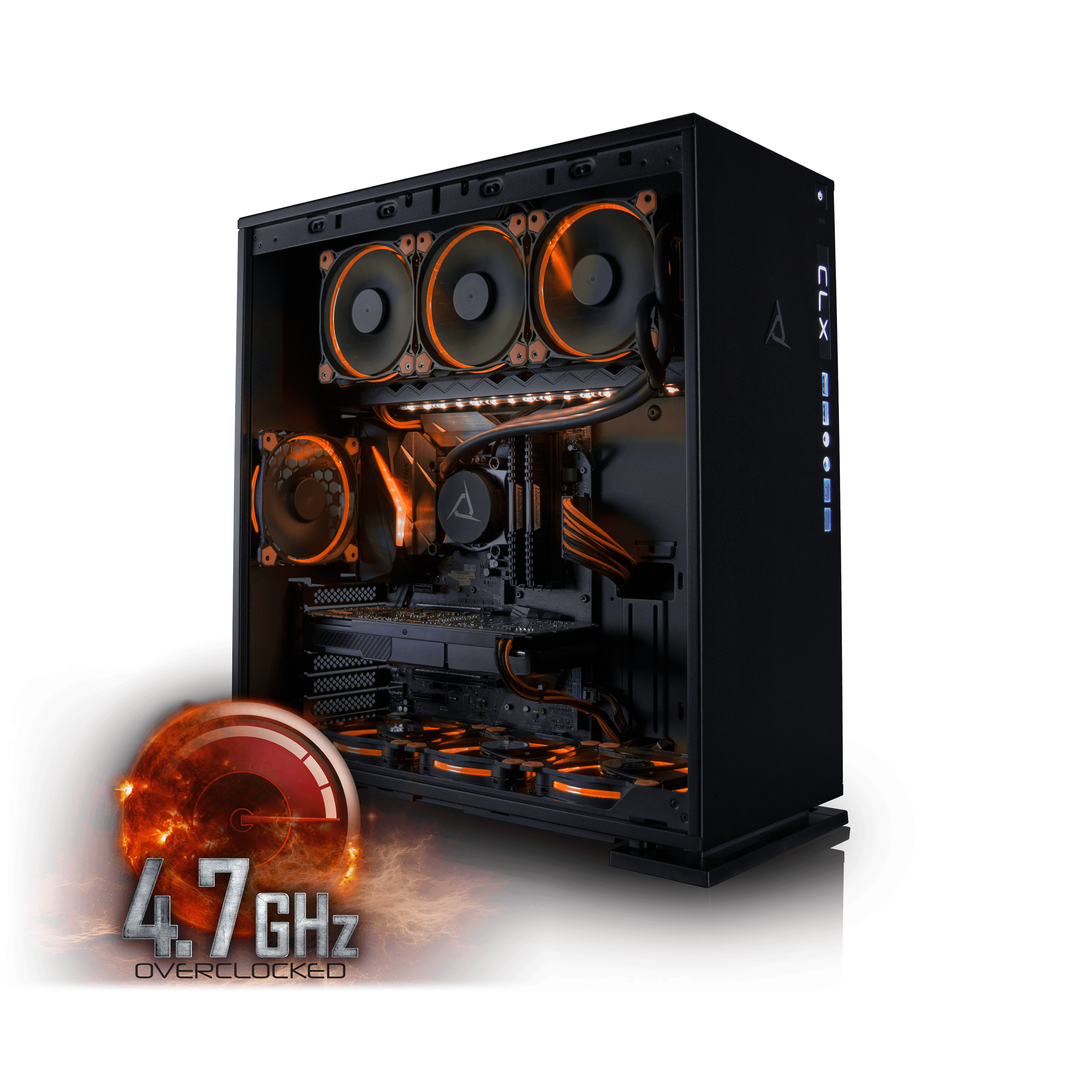 CybertronPC CLX Set High Performance Gaming PC Tripple-Liquid Cooled Z270 Asus Motherboard Intel i5 7600K 4.7GHz(OC)... by CybertronPC