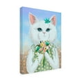 thumbnail image 4 of Canvas Wall Art - Christine Rotolo 'Wildflower Cats 3' Wall Art for Living Room, Bedroom, or Office Décor by Trademark Fine Art - 14 x 19 Inches, 4 of 4