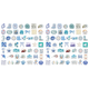 thumbnail image 1 of 50 PCS Costas Girl Stickers Ocean Beach Vinyl Decal para Botella Portátil, 1 of 7