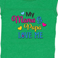 thumbnail image 4 of Inktastic My Mama and Papa Love Me with Hearts Boys or Girls Baby Bodysuit, 4 of 5