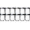thumbnail image 2 of Seacoast Wide Mouth Mason Jars with Steel Lids and Bands, 6.75-Ounces (12-Pack), 2 of 4