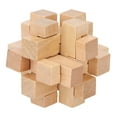 thumbnail image 1 of Wooden Puzzle Lock, Relax  Free Brain Teaser Toy  For The Elderly For Adults, 1 of 8