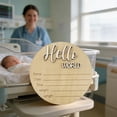 thumbnail image 5 of Wooden Newborn Birth Announcement Sign – Baby Photo Prop & Nursery Decor for Celebrating Newborns, Keepsake, and Wall Decoration, 5 of 5
