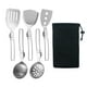 thumbnail image 4 of Juego de 6 utensilios de cocina para campamento, de utensilios de cocina de acero inoxidable 304 para cocinar , juego de utensilios de cocin, 4 of 9