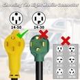 thumbnail image 2 of Enchufes de cable de extensión RV/EV de 15 pies, 50 A, 14-50P a 14-50R, 2 of 7
