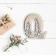 thumbnail image 3 of Colgante de Pared con Letras Talladas En Madera | Textura de Madera Natural Artesanal | Adorno Rústico Duradero para El Hogar, La Cocina, La Boda y El Festival | Adorno Rústico Multifuncional de Made, 3 of 4