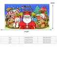 thumbnail image 3 of Ramiter Christmas Garage Door Tapestry Home Background Wall Cloth Colorful Red And Green Patterns Festive Party Decoration Tapestry Wall Sheets, 3 of 4