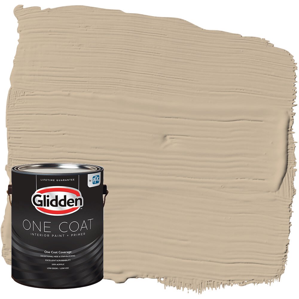 Glidden One Coat Interior Paint and Primer, Best Beige / Beige, Gallon