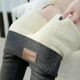 thumbnail image 1 of Polainas forradas de lana Sherpa de invierno para mujer, polainas gruesas elásticas de Cachemira de cintura alta Guerra de felpa, 1 of 5