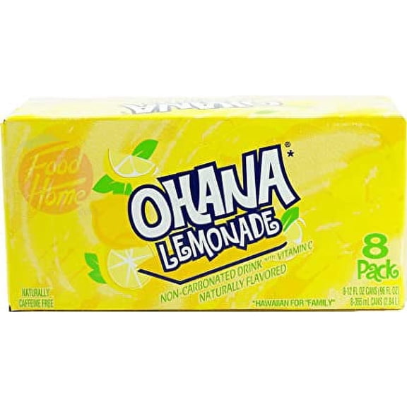 Ohana Lemonade, 12 Fl Oz Cans (8 Pack)
