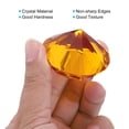 thumbnail image 4 of Diamond Paper Weights, 50mm Crystal Paperweight Fake Diamonds Gems Faceted Crystal for Gifts Office Decor, Amber, 4 of 5