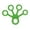 Dark Green, variant on Five Finger Silicone Tension Finger Trainer for Hand Strength Training Light Gray