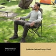 thumbnail image 7 of ARROWHEAD OUTDOOR Portable Folding Camping Quad Chair w/ 6-Can Cooler, Cup & Wine Glass Holders, Heavy-Duty Carrying Bag, Padded Armrests, Headrest & Seat, Supports up to 450lbs, USA-Based Support, 7 of 7