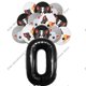 thumbnail image 3 of Juego de vajilla de papel de gato blanco y negro, decoraciones para fiesta de cumpleaños, platos de pata de gatito, tazas, adornos, suministros para Baby Shower, 3 of 5
