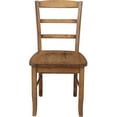 thumbnail image 1 of International Concepts Set of Two Madrid Ladderback Chairs, Pecan, 1 of 10