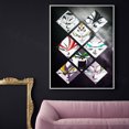 thumbnail image 3 of Figuras de Anime Naruto Dragon Ball, Goku, Kakashi, carteles con ojos en lienzo para pared, pintura artística, mural para decorar la habitación de los niños y el hogar, 3 of 5