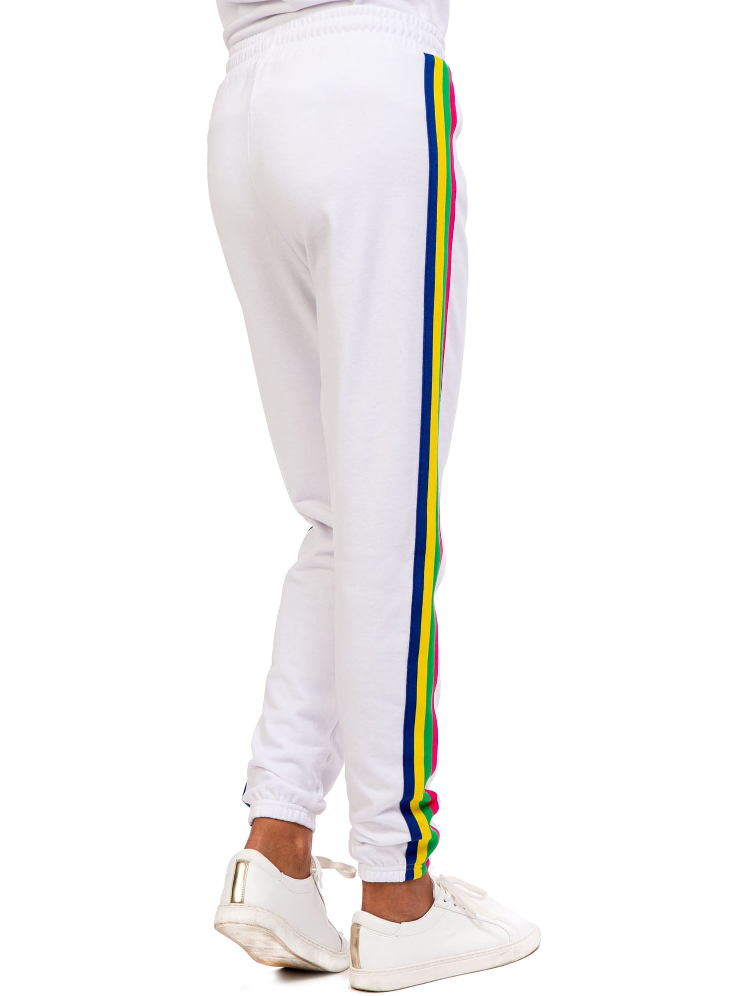 U.S. Polo Assn Sweatpants Women's 3XL (22) Rainbow Side Stripe Navy NEW