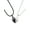 Silver, variant on Spencer 1 Pair Magnetic Love Matching Necklace for Couples, Two Souls One Heart Pendant Necklaces Distance Faceted Charm Lover Necklace (Black)