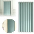 thumbnail image 1 of BotaniNest Modern Fabric Door Curtain Without Rod Thermal Insulated Privacy Panel For Bedroom/Living Room/ Soft Textured Cloth Material Easy Install Top Design, 1 of 5