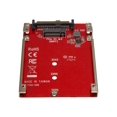 thumbnail image 2 of StarTech.com M.2. PCI-e NVMe to U.2 (SFF-8639) Adapter - Not Compatible with SATA Drives or SAS Controllers - For M.2 PCIe NVMe SSDs - PCIe M.2 Drive to U.2 Host Adapter - M2 SSD Converter (U2M2E125) - Interface Adapter - M.2 - M.2 Card - U.2 - red, 2 of 6