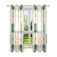 thumbnail image 7 of Yayeee Window Curtains Light Filtering 63"x42" Grommet Panel Pair Home Living Room Decor, Beige Abstract, 7 of 7