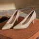 thumbnail image 5 of Slip On Stilettos Zapatos Vestir Con Punta Estrecha Tacones Cerrados para Mujer Cómodos, 5 of 9